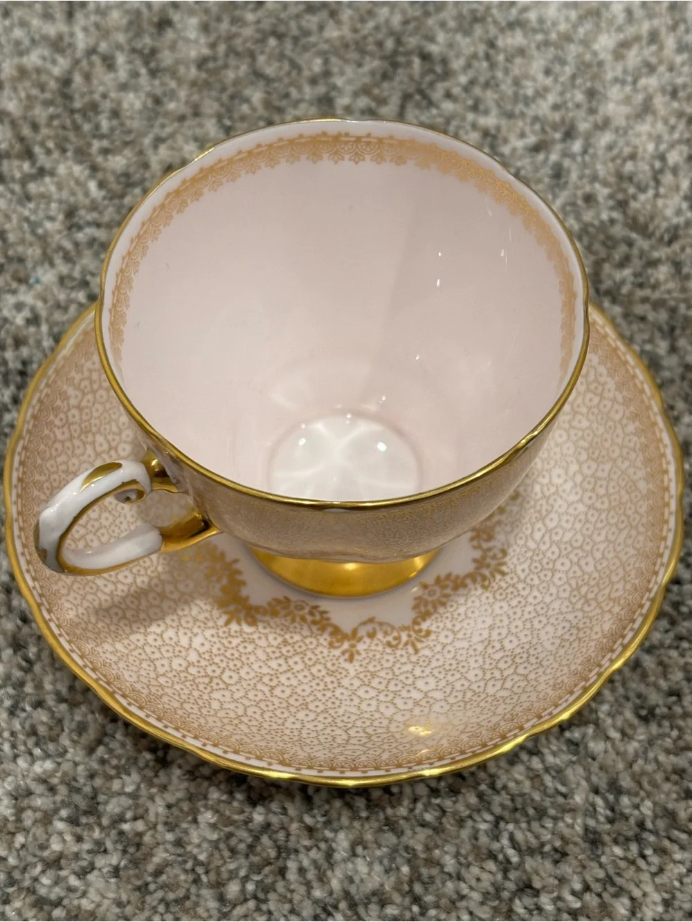 Vintage Tuscan Fine English Bone China Made in England Teacup & Saucer Set